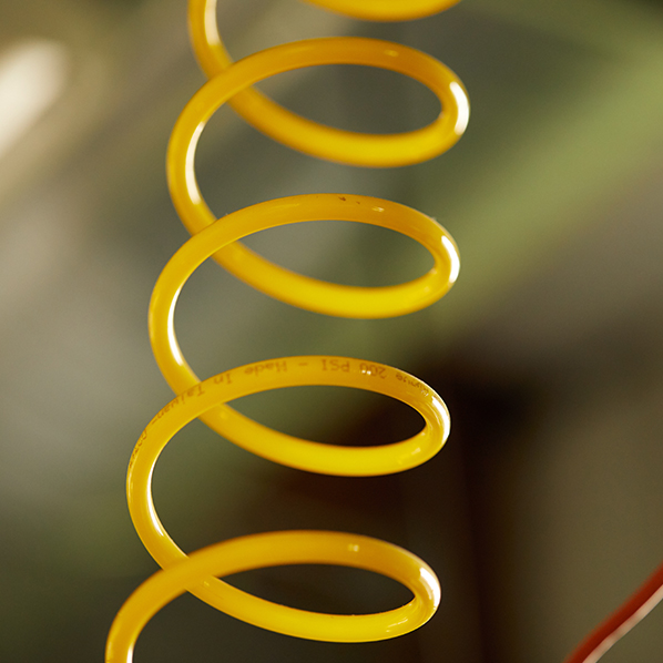 yellow plastic coil